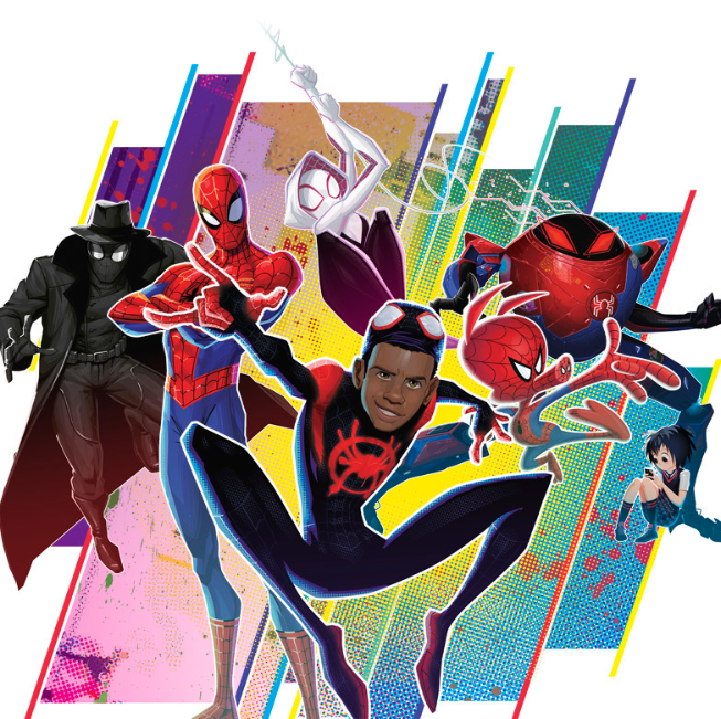 Women's Marvel Spider-man: Into The Spider-verse Rainbow