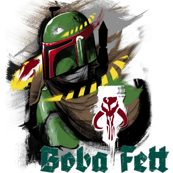 Star Wars Boba Fett Sarlacc Bait Adult T-Shirt
