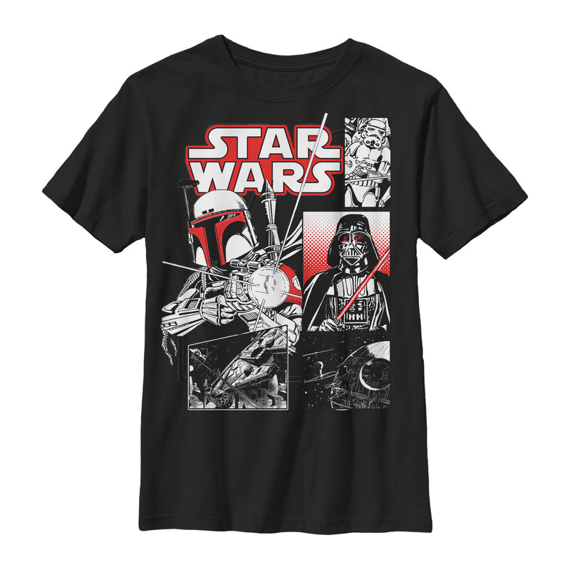 Boy's Star Wars Bad Guy Panel T-Shirt