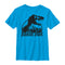 Boy's Jurassic Park Dino Skeleton Silhouette Logo T-Shirt