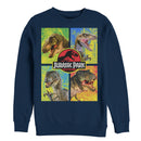 Men's Jurassic Park T. Rex and Velociraptor Sweatshirt