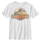Boy's Jurassic Park Logo Watercolor Print T-Shirt