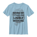 Boy's Jurassic Park Lovely Weekend T-Shirt