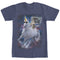 Men's Lost Gods Boombox Cat and Unicorn Space Song T-Shirt