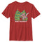 Boy's MTV Christmas Tree Logo T-Shirt