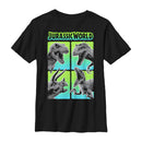 Boy's Jurassic World Dinosaur Panel Battle T-Shirt