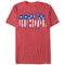 Men's Lost Gods Fourth of July  USA American Flag Stars T-Shirt