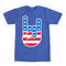 Men's Lost Gods Rock On American Flag T-Shirt