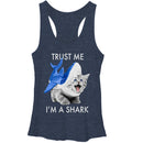 Women's Lost Gods Trust Me I'm a Shark Racerback Tank Top