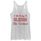 Women's CHIN UP Christmas Sleigh This Workout Racerback Tank Top