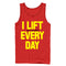 Men's CHIN UP Lift Pizza Every Day Tank Top