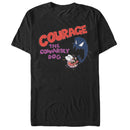 Men's Courage the Cowardly Dog Dog Fright Logo T-Shirt