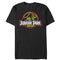 Men's Jurassic Park Neon T Rex Logo T-Shirt