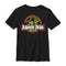Boy's Jurassic Park Neon T Rex Logo T-Shirt