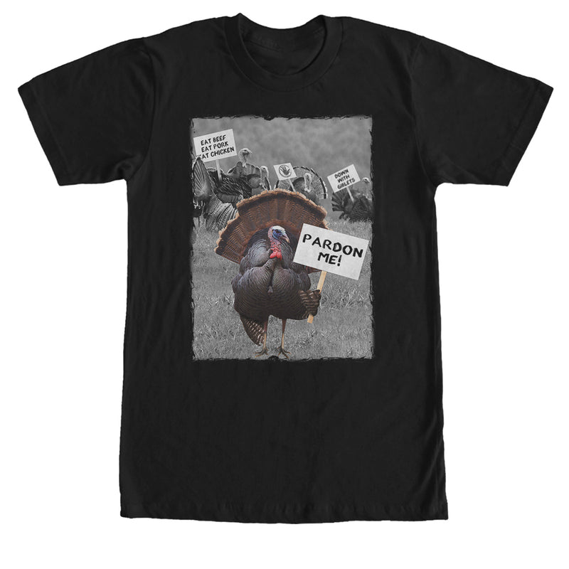 Men's Lost Gods Thanksgiving Turkey Pardon Me T-Shirt
