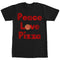 Men's Lost Gods Peace Love Pizza T-Shirt