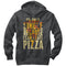 Men's Lost Gods Single Because I Can't Date Pizza Pull Over Hoodie