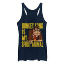 Women's Nintendo Donkey Kong is My Spirit Animal Racerback Tank Top