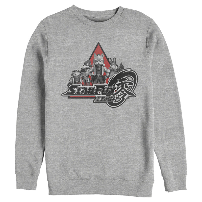 Men's Nintendo Star Fox Zero Logo Characters Sweatshirt