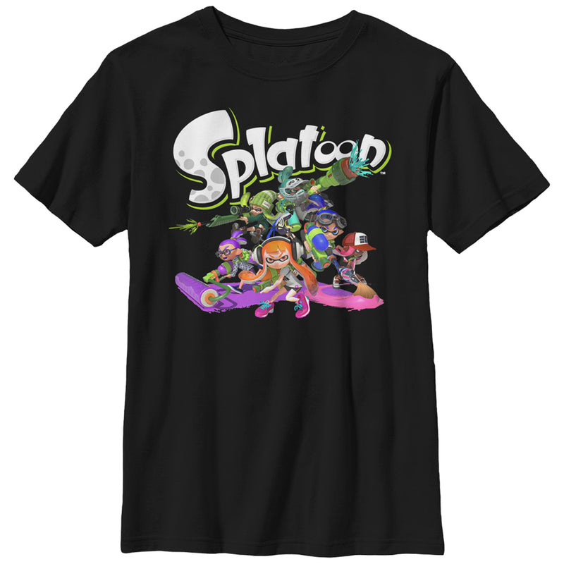 Boy's Nintendo Splatoon Inkling Heroes T-Shirt