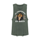 Junior's Lion King Scar Surrounded by Idiots Festival Muscle Tee