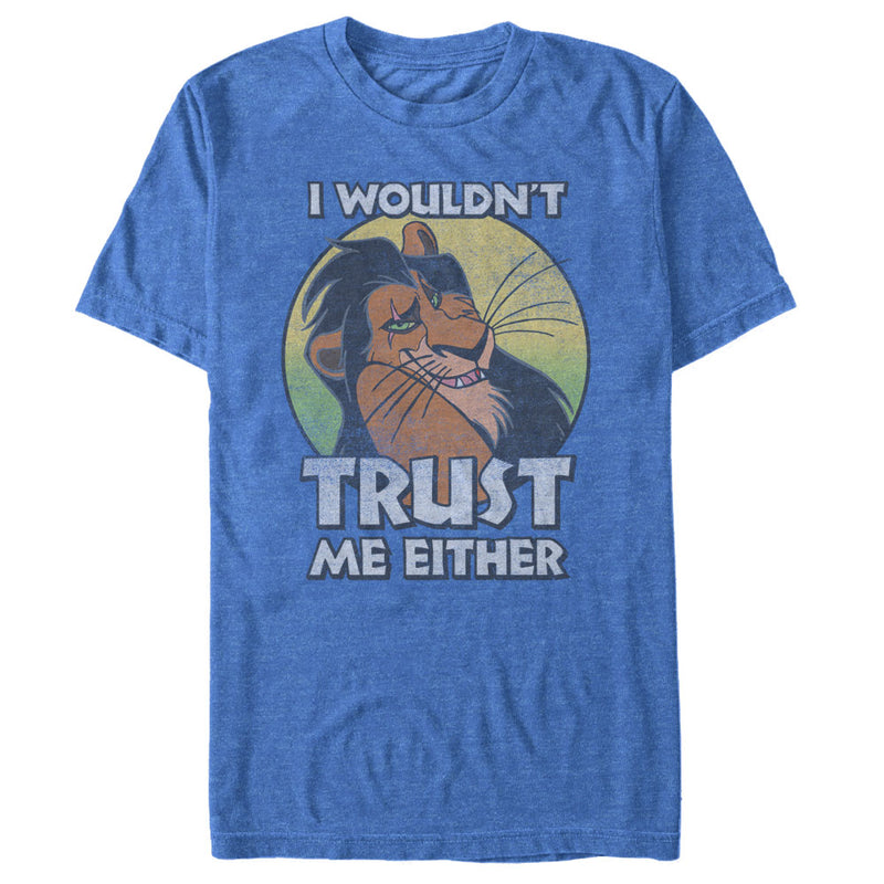 Men's Lion King Scar I Wouldn't Trust Me Either T-Shirt