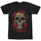 Men's Aztlan Carved Skull and Roses T-Shirt