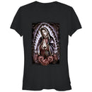 Junior's Aztlan Virgin Mary Rose Prayer T-Shirt