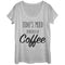 Women's CHIN UP Mood Sponsored by Coffee Scoop Neck