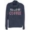 Junior's CHIN UP Fueled By Coffee Cowl Neck Sweatshirt