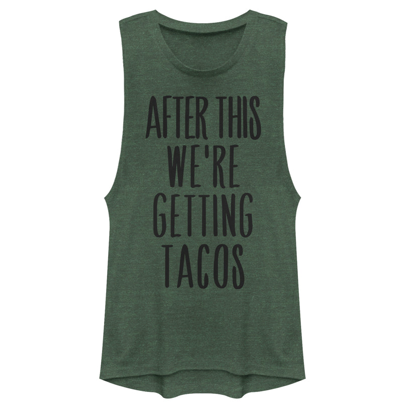 Junior's CHIN UP After This Getting Tacos Festival Muscle Tee