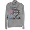 Junior's CHIN UP Coffee and Lashes Cowl Neck Sweatshirt