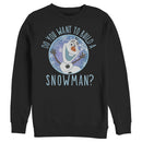 Men's Frozen Olaf Build Snowman Sweatshirt