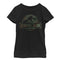 Girl's Jurassic Park Dark Camo Logo T-Shirt