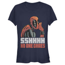 Junior's Marvel Deadpool No One Cares T-Shirt