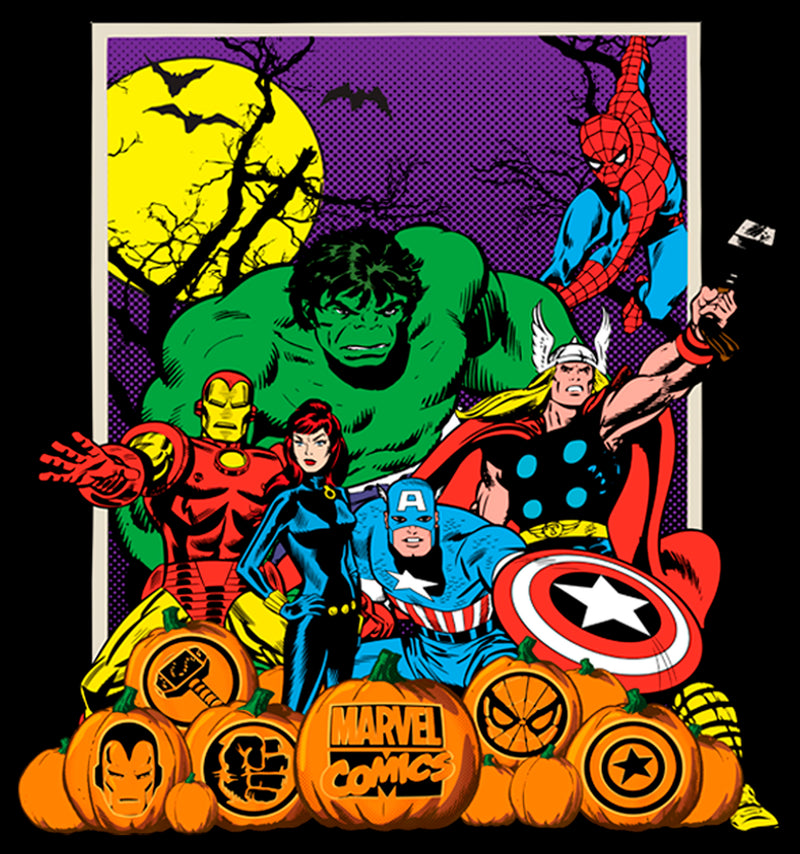 Men's Marvel Halloween Avengers Scene Sweatshirt