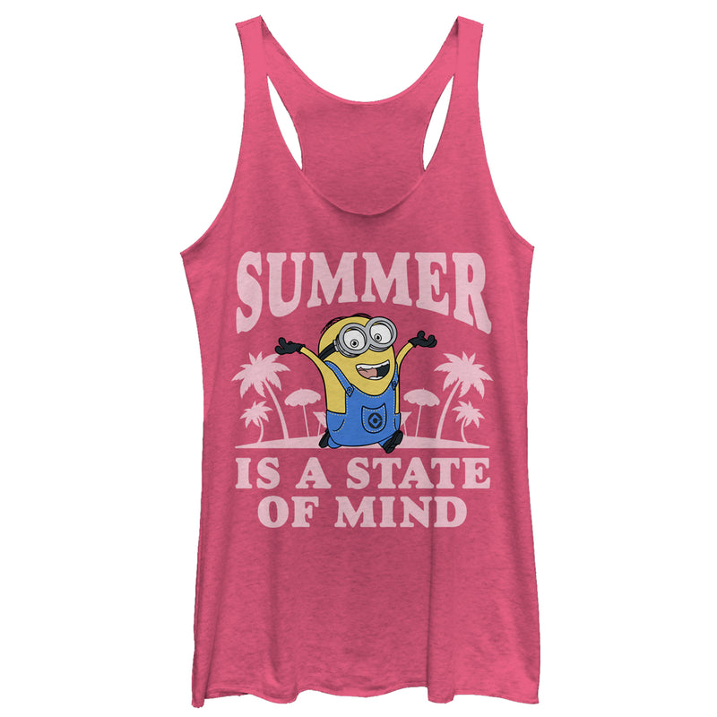 Women's Despicable Me Minion Summer State of Mind Racerback Tank Top