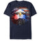 Men's Lost Gods Fourth of July  American Eagle in Sunglasses T-Shirt