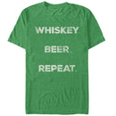 Men's Lost Gods St. Patrick's Day Whiskey Repeat T-Shirt