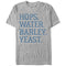 Men's Lost Gods Hops Water Barley Yeast Beer T-Shirt