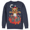 Men's Lost Gods Ugly Christmas Catzilla Sweatshirt