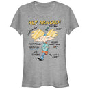 Junior's Hey Arnold! Football Head Qualities T-Shirt