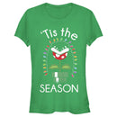 Junior's Nintendo Christmas Mario Piranha Plants T-Shirt