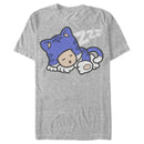 Men's Nintendo Mario 3D Cat Toad Snooze T-Shirt