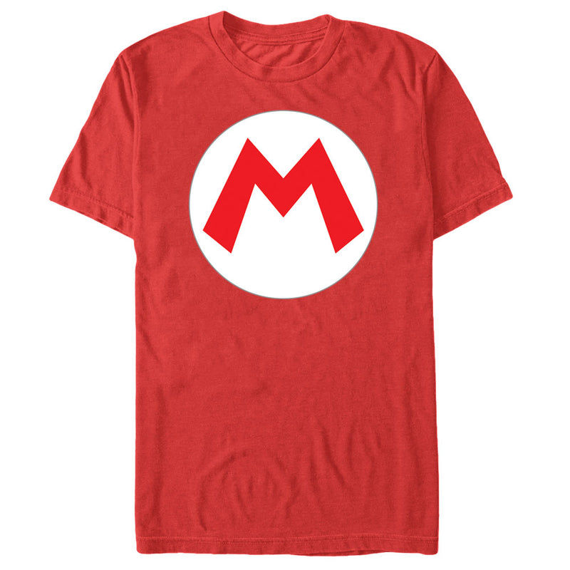 Men's Nintendo Mario Circle Icon T-Shirt