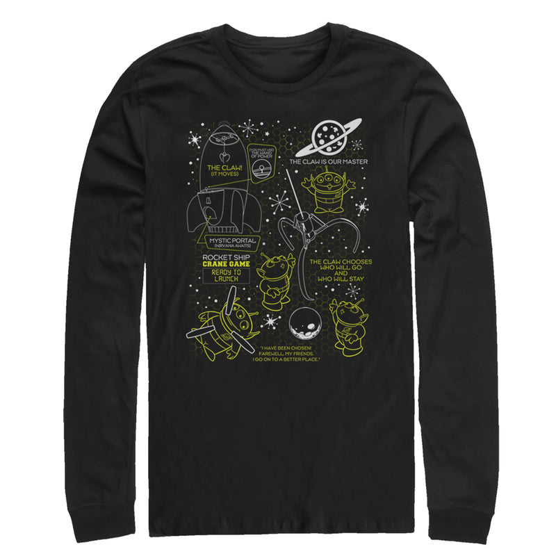 Men's Toy Story Claw is Our Master Long Sleeve Shirt