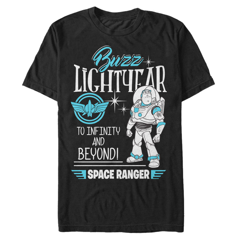 Men's Toy Story Buzz Lightyear Space Ranger Badge T-Shirt