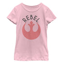 Girl's Star Wars The Force Awakens Rebel Alliance Logo T-Shirt