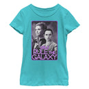Girl's Star Wars The Force Awakens Leia and Rey Rule the Galaxy T-Shirt