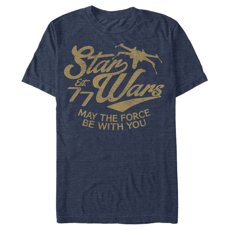 Men's Star Wars May the Force Retro 77 T-Shirt